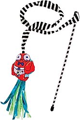 Fat Cat Catfisher Teasers Crawdaddy Wand Cat Toy