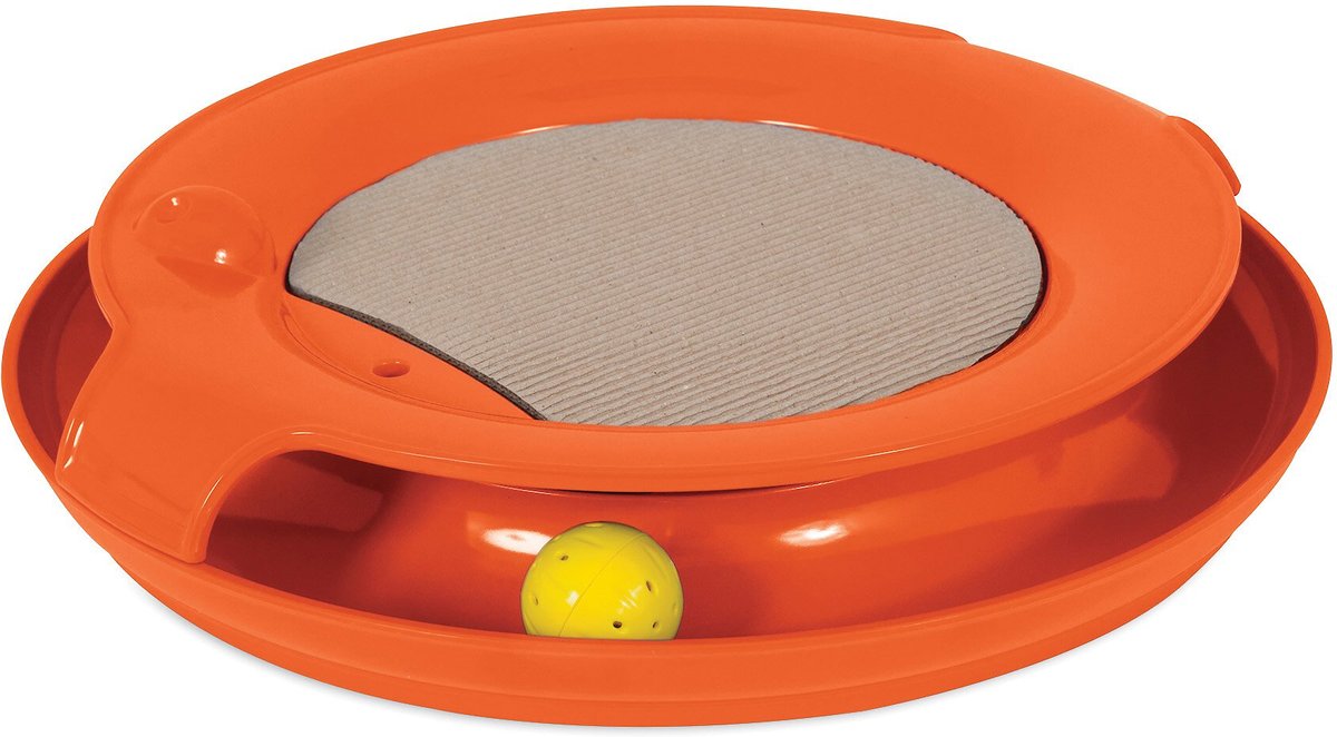 JACKSON GALAXY Galaxy Spiral Cat Toy, Orange