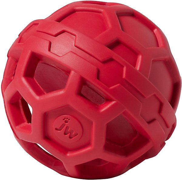 JW PET Treat N Squeak Ball Treat Dispensing Dog Toy, Medium - Chewy.com
