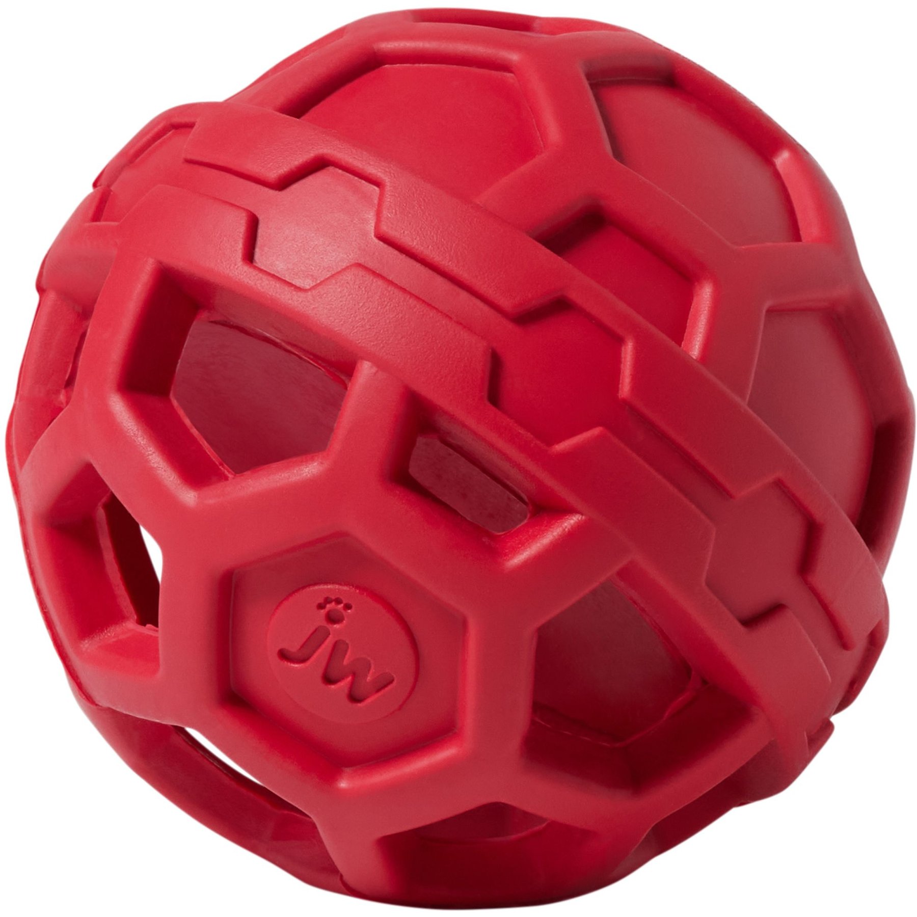 JW Pet Treat N Squeak Ball Treat Dispensing Dog Toy, Medium