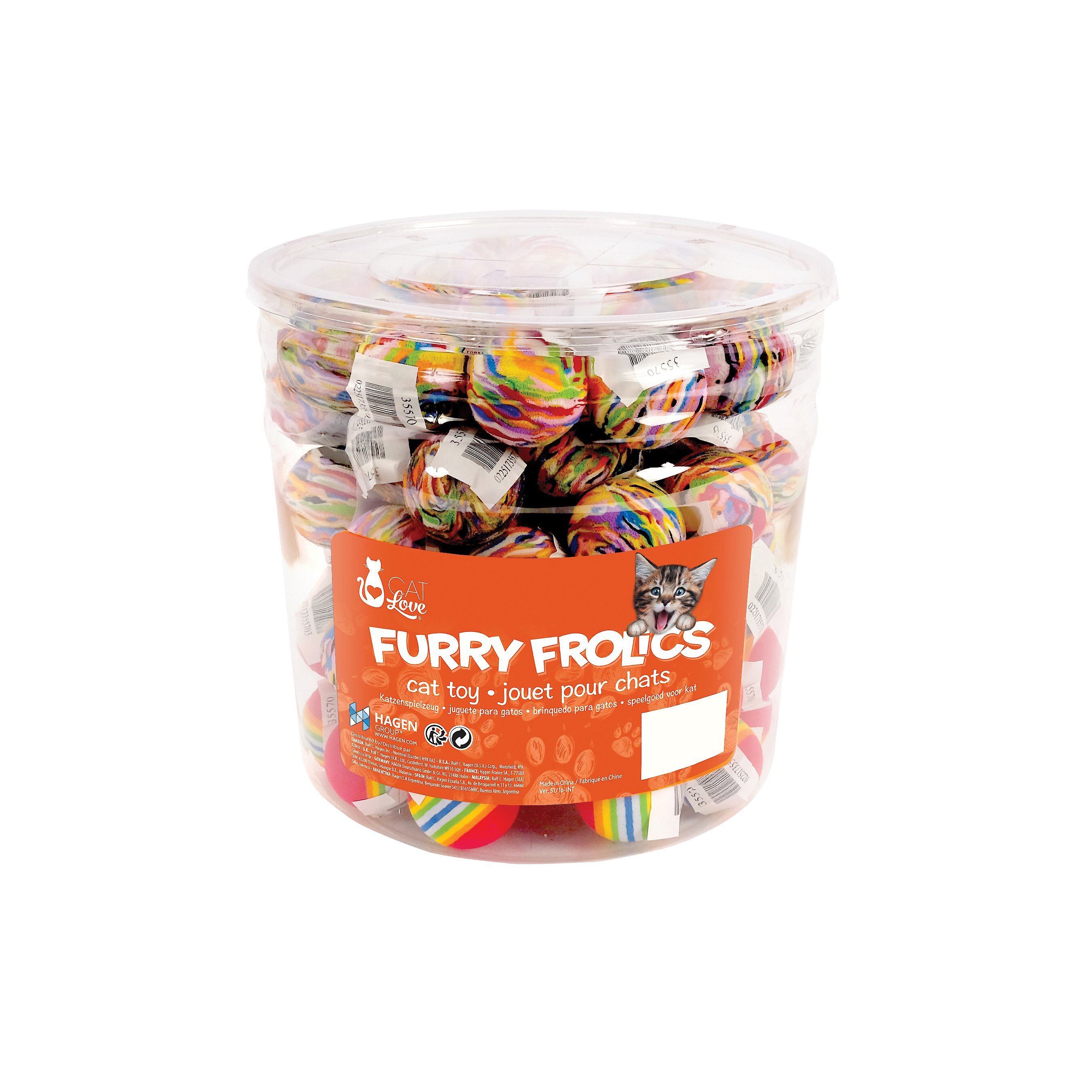 CAT LOVE Furry Frolics Foam Balls Cat Toy Customer Questions