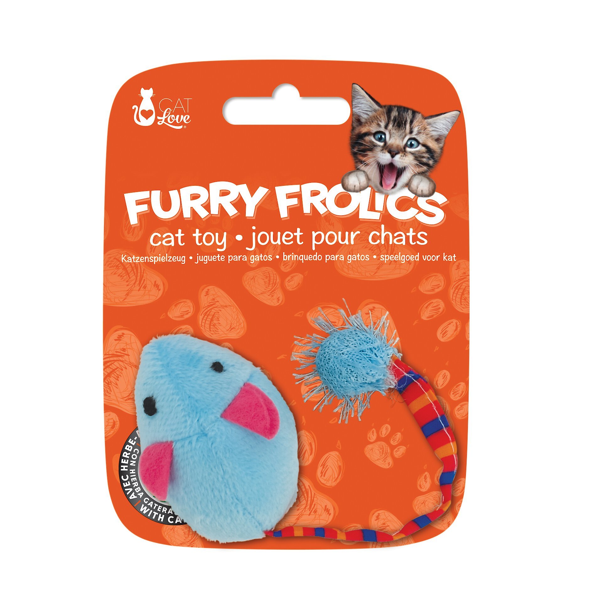 CAT LOVE Furry Frolics Plush Mouse Cat Toy Customer Questions - Chewy.com