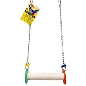 Polly's Pet Products Bird Roll or Swing, Multicolor, Small