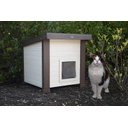 New Age Pet ECOFLEX Outdoor Cat House Shelter, Tan