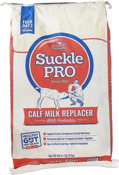 MANNA PRO Suckle PRO Calf Milk Replacer, 40-lb bag - Chewy.com