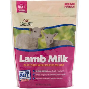 Manna Pro Lamb Milk Replacer with Probiotics Powder, 3.5-lb bag