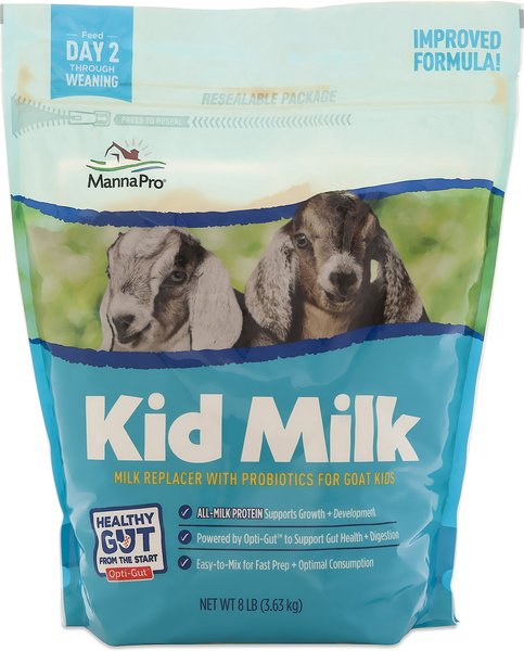 Discontinued - MANNA PRO Kid Milk Replacer Powder, 8-lb bag - Chewy.com