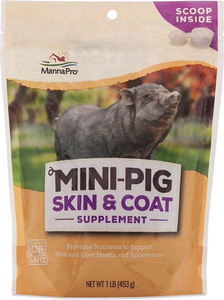 Manna Pro Mini-Pig Skin & Coat Powder Supplement, 1-lb bag slide 1 of 3