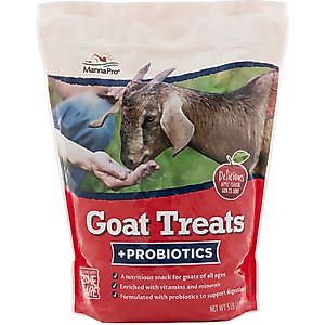Manna Pro Apple Flavor with Probiotics Goat Treats, 5-lb bag