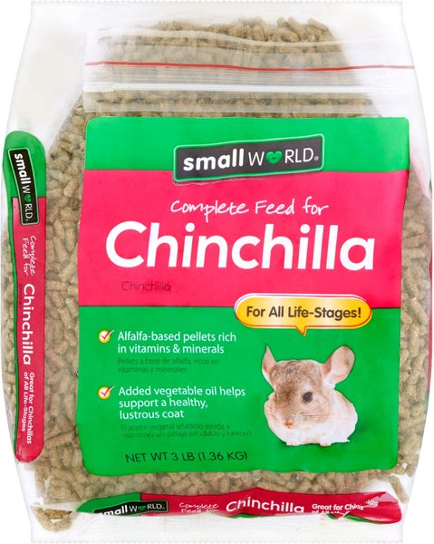 Manna Pro Small World Complete Chinchilla Food, 3-lb bag slide 1 of 2