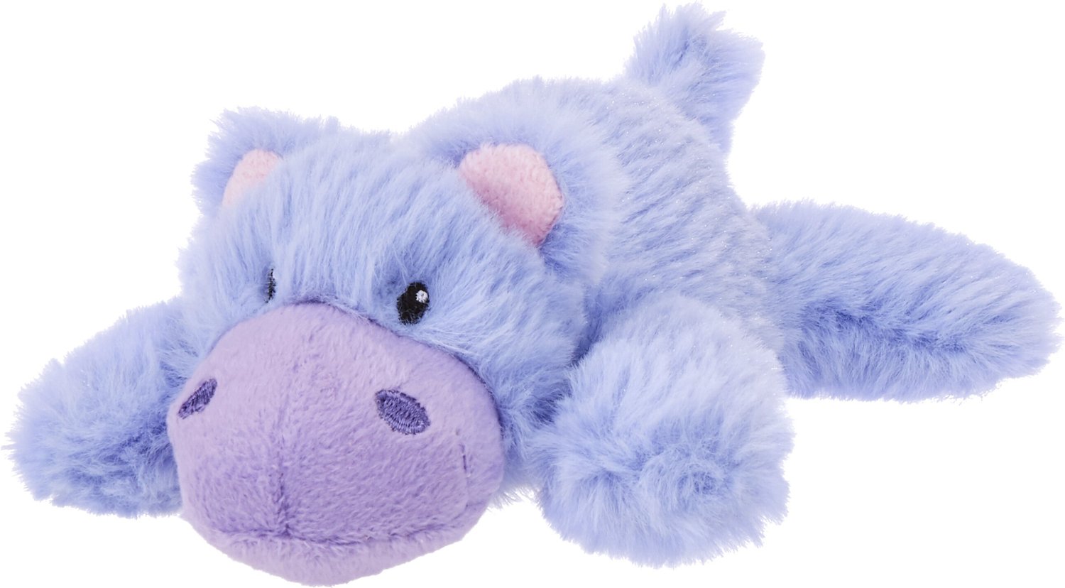 blue hippo dog toy