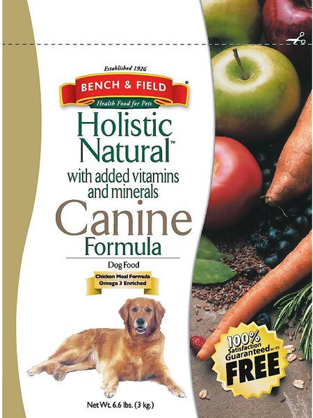 Bench & Field Holistic Natural Formula Dry Dog Food, 6.6-lb bag slide 1 of 3