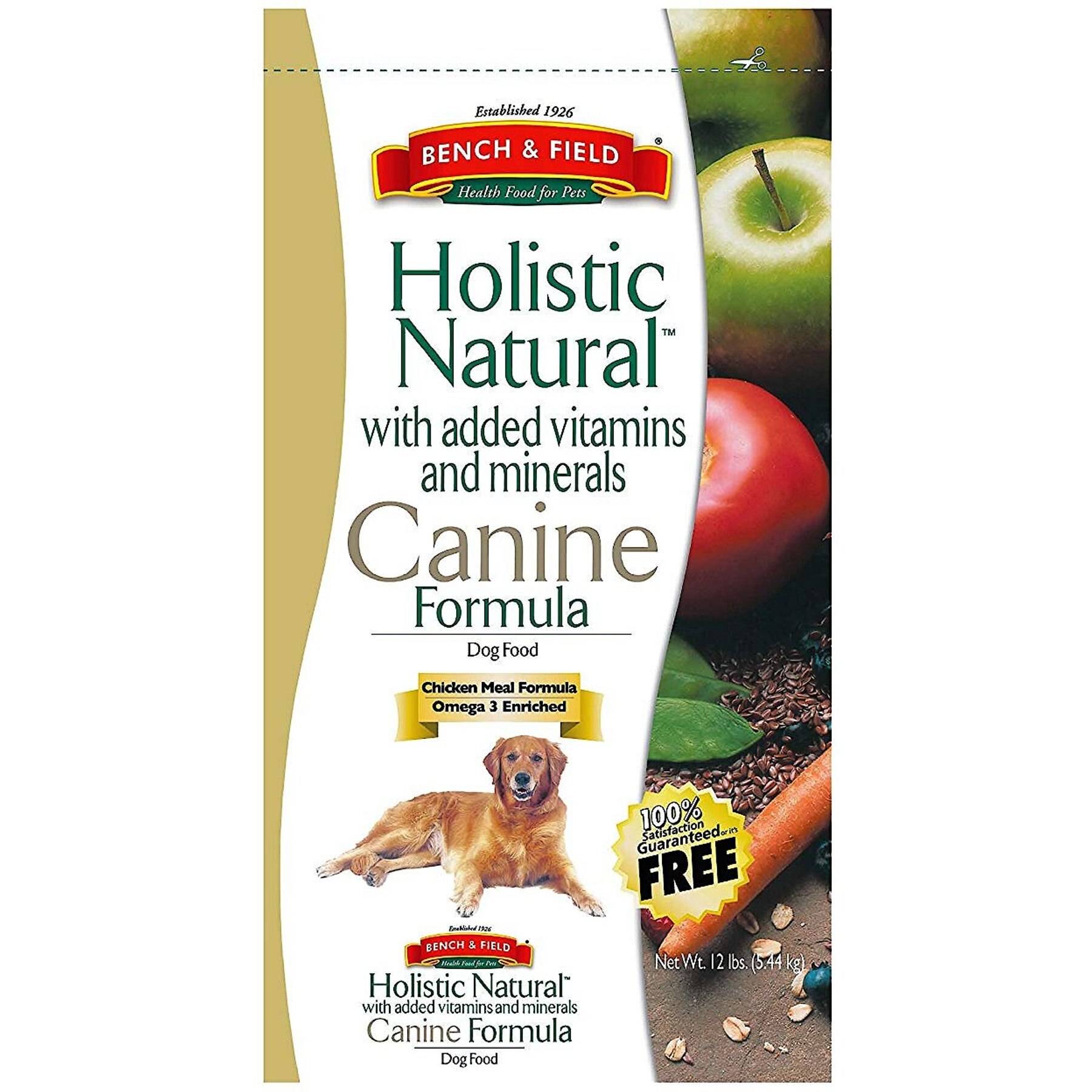 BENCH FIELD Holistic Natural Formula Dry Dog Food 6.6 lb bag Chewy