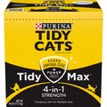Tidy Max 4-in-1 Strength Scented Clumping Clay Cat Litter, 38-lb box