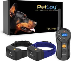 PetSpy P620 Waterproof Remote Dog Training Collar, 2 collars
