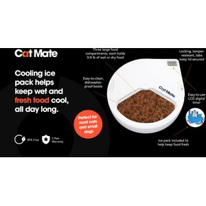 Cat Mate C300 Automatic Dog & Cat Feeder, 3-cup