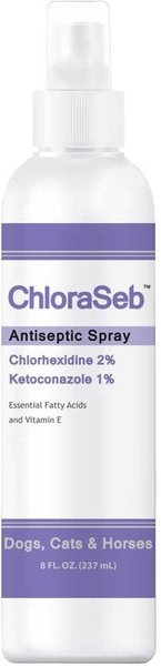 ChloraSeb Antiseptic Spray for Dogs, 8-oz bottle slide 1 of 1