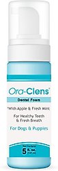 Ora-Clens Apple & Fresh Mint Dog Dental Foam, 5-oz bottle