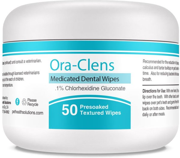 Ora-Clens Dog Dental Wipes, 50 count slide 1 of 9
