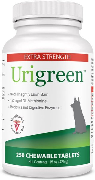 Urigreen ES Liver Flavored Tablet Lawn Protection Supplement for Dogs, 250 count slide 1 of 3