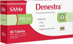 Denestra SAMe 200mg Tablet Liver & Joint Supplement for Dogs, 60 count slide 1 of 9