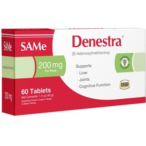 Denestra SAMe 200mg  Tablet Liver & Joint Supplement for Dogs, 60 count