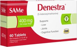 Denestra SAMe 400mg Tablet Liver & Joint Supplement for Dogs, 60 count slide 1 of 9