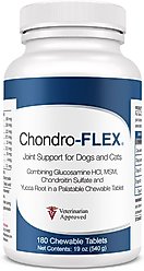 Chondro-FLEX Chewable Tablet Joint Supplement for Dogs & Cats, 180 count