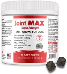 Joint MAX Triple Strength Soft Chew Joint Supplement for Dogs, 30 count