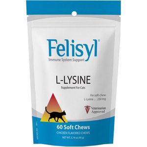 Felisyl Chicken Flavored Soft Chew Immune Supplement for Cats, 60 count