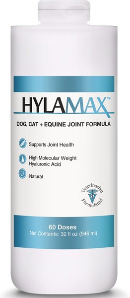 HylaMAX Liquid Joint Supplement for Dogs, Cats & Horses, 32-oz bottle slide 1 of 9