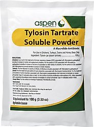Tylosin Tartrate (Generic) Soluble Powder, 100-gm