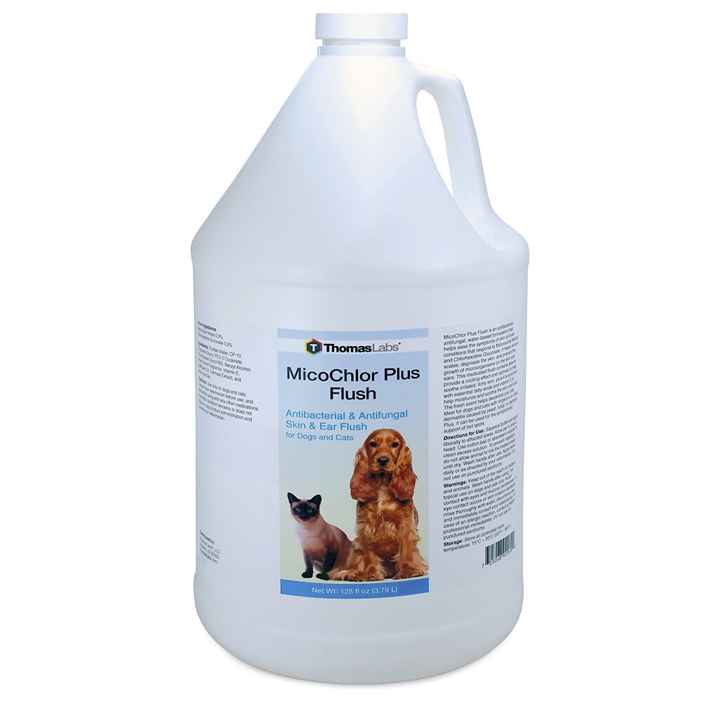 THOMAS LABS MicoChlor Plus Antibacterial & Antifungal Dog & Cat Flush ...