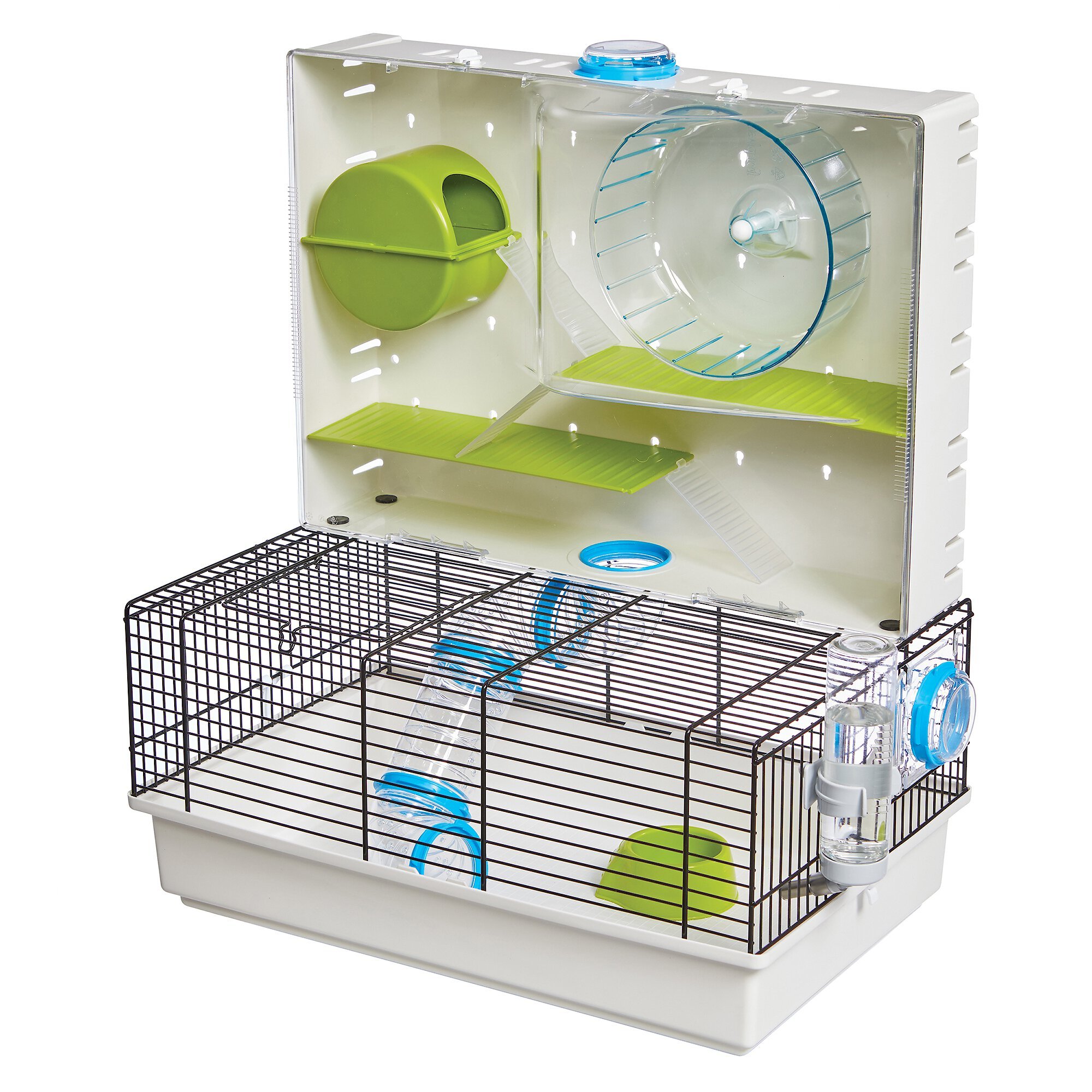 Can you tell me what type of hamster is used in the advertising? If a dwarf hamster is too small