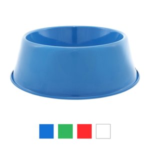 Harry Barker Enamelware Stainless Steel Dog & Cat Bowl, Blue, 4.5-cup