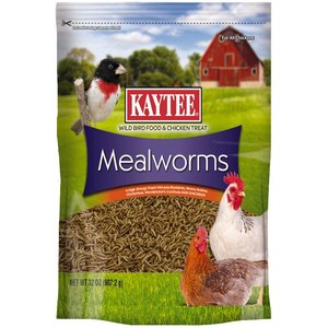 Kaytee Dried Mealworms Wild Bird & Chicken Treat, 32-oz bag