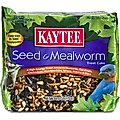 Kaytee Seed & Mealworm Cake Wild Bird Treat, 6-oz