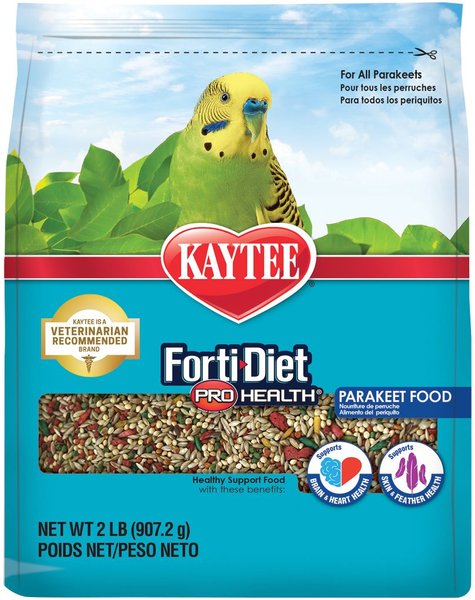 Kaytee Forti-Diet Pro Health Parakeet Food, 2-lb bag slide 1 of 9