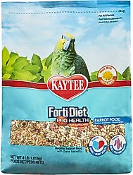 Kaytee Forti-Diet Pro Health Parrot Food, 4-lb bag