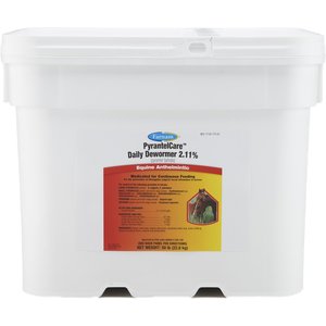 Farnam PyrantelCare Daily Dewormer Anthelmintic Horse Dewormer Supplement, 50-lb tub