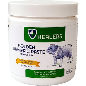Healers Turmeric Golden Paste Mix Dog Supplement, 3.5-oz jar