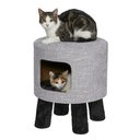 MidWest 1-Story Feline Nuvo Stella Cat Condo, Silver