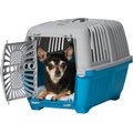 MidWest Spree Hard-Sided Dog & Cat Kennel, Blue, 19-in