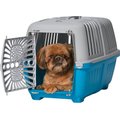MidWest Spree Hard-Sided Dog & Cat Kennel, Blue, 22-in