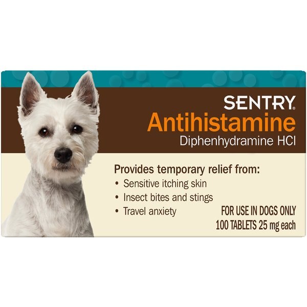 sentry allergy relief dog tablets