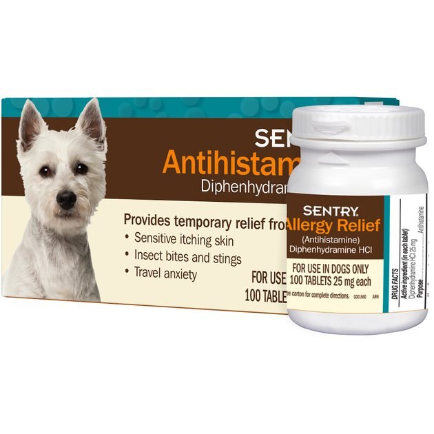 sentry allergy relief dog tablets