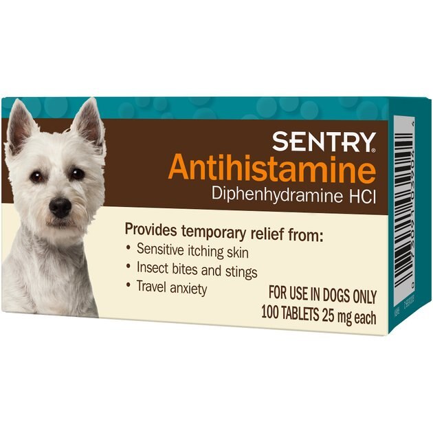 sentry allergy relief dog tablets