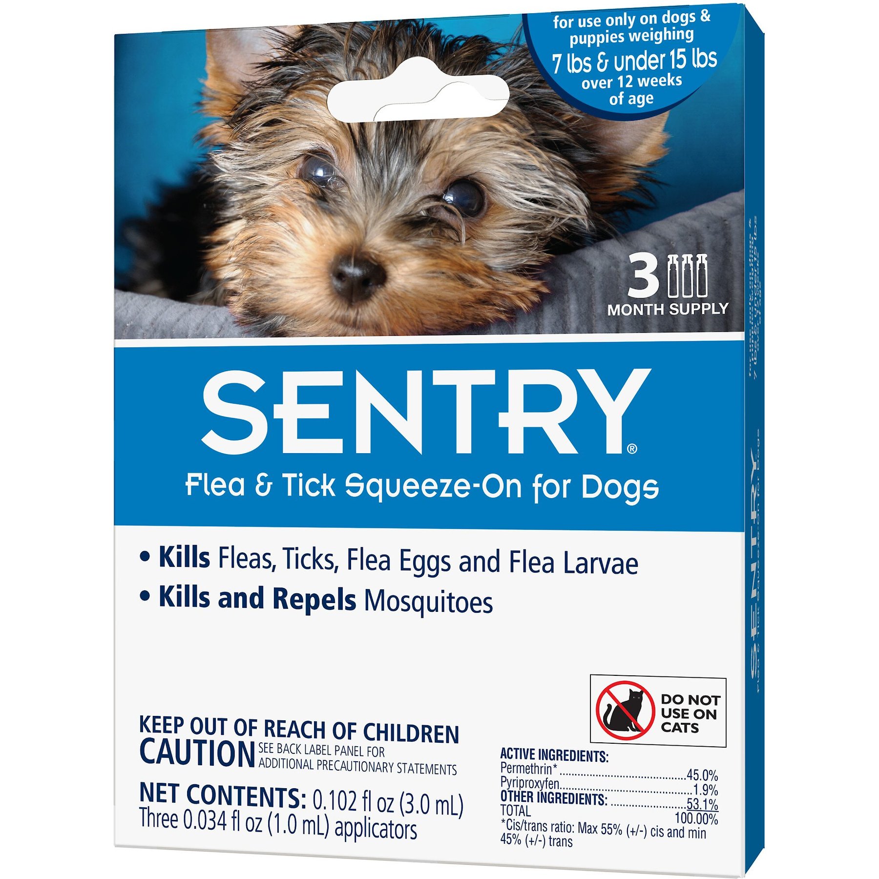 Sentry flea and tick collar for small on sale dogs