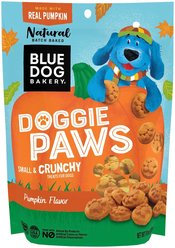 Blue Dog Bakery Doggie Paws Pumpkin Flavor Dog Treats, 10-oz bag