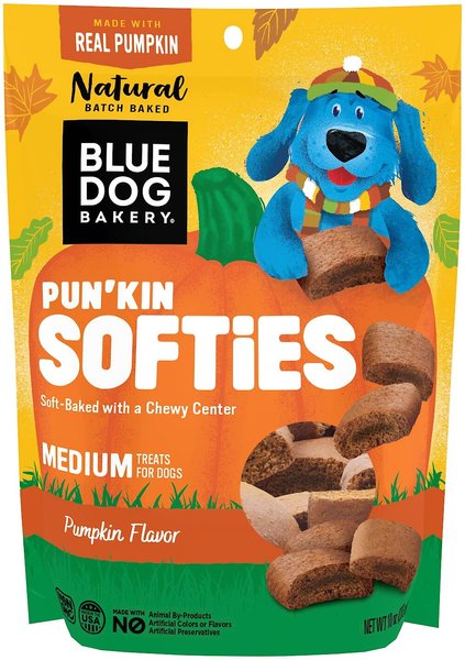 Blue Dog Bakery Pun'kin Softies Pumpkin Flavor Dog Treats, 10-oz bag slide 1 of 9
